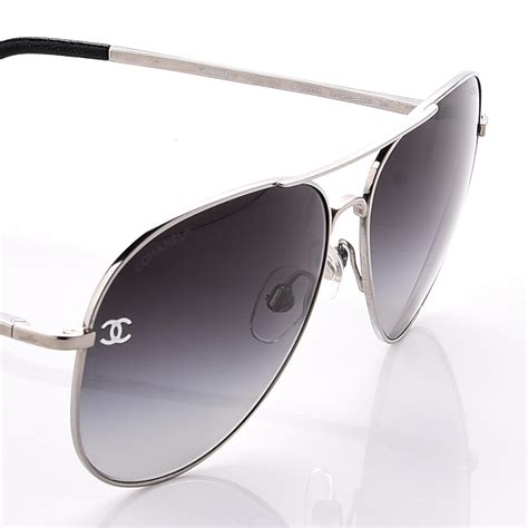 chanel silver aviator sunglasses|how much Chanel sunglasses cost.